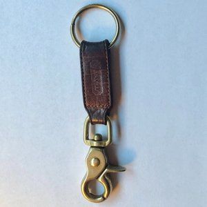Coach Vintage Trigger Snap Lobster Claw Keychain / Valet Key Fob
